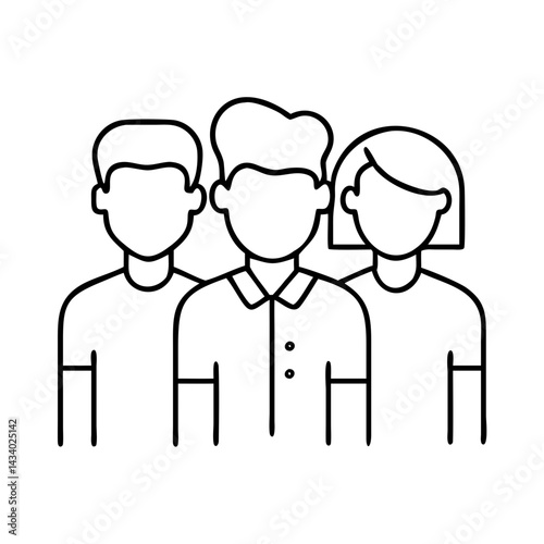 Wallpaper Mural group of people icon, group of people vector illustration-simple illustration of group of people, perfect for group of people logos and icons Torontodigital.ca