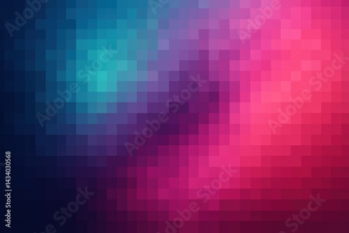 Colorful Abstract Pixel Gradient Design for Modern Digital Art and Graphics