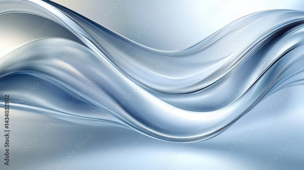 Fototapeta premium Abstract Flowing Liquid Design