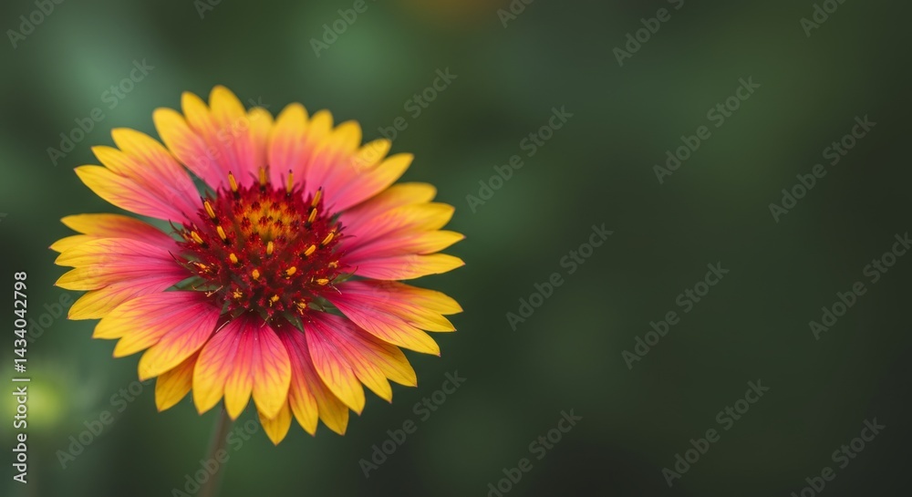 Radiant Blanket Flower Showcasing Vibrant Colors in Garden Setting Radiant Blanket Flower Showcasing Vibrant Colors in Garden Setting