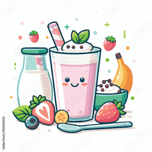 yogurt, fruit, smoothie, fresh, diet, healthy, food, dessert, summer, breakfast, sweet, milk, delicious, milkshake, glass, organic, drink, shake, strawberry, background, cocktail, beverage, berry, dai