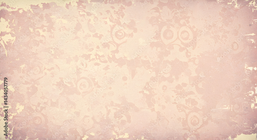 Fototapeta premium Softly Textured Background In Delicate Pink And Cream Hues