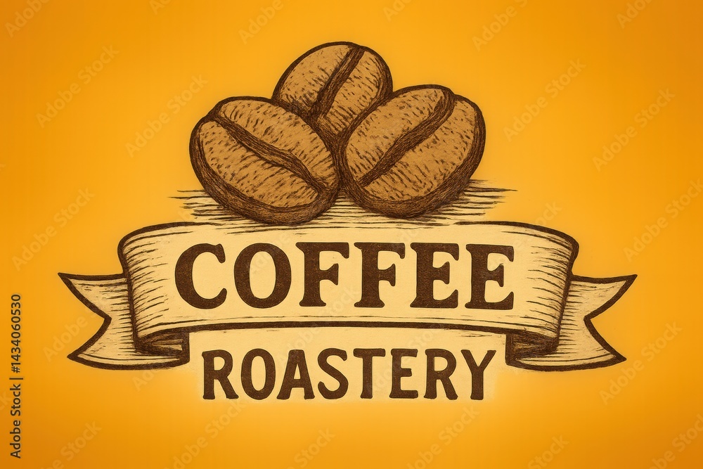 Rustic Coffee Roastery Logo Design for Branding and Marketing