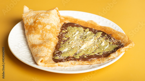 Canvas Print Chocolate Dubai Japanese Crepe