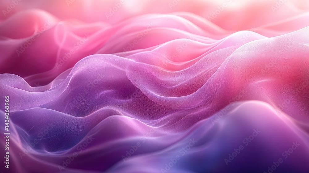 Abstract Pink and Purple Silk Waves with Subtle Texture and Grad Abstract Pink and Purple Silk Waves with Subtle Texture and Grad