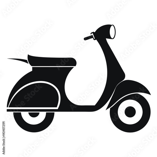 scooter icon vector illustration