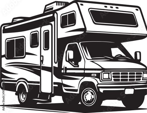 Camper van illustration