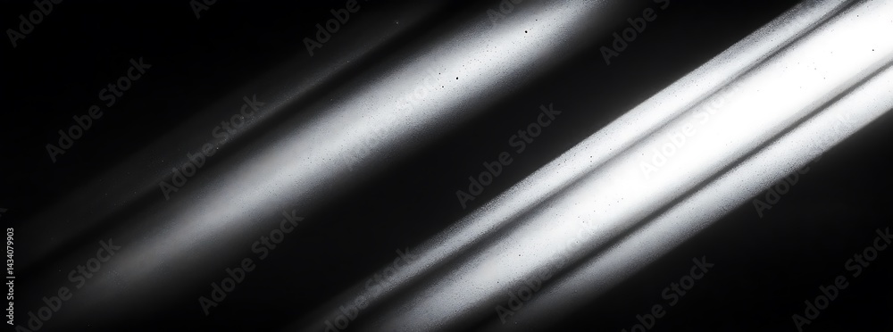 Fototapeta premium Abstract Silver Paint on a Transparent Backdrop Metallic Texture Art Design
