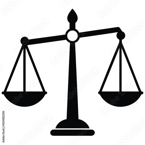 scales of justice isolated