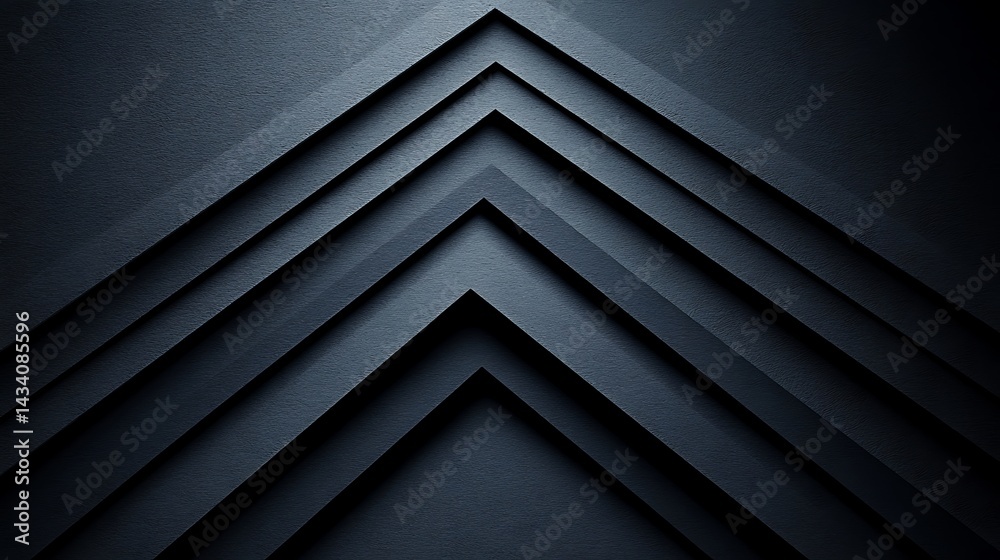 Obraz premium Dark Abstract Arrow Pattern.