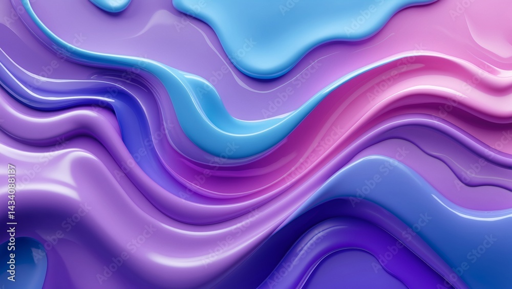 Fototapeta premium Vibrant abstract gradient of blue purple and pink