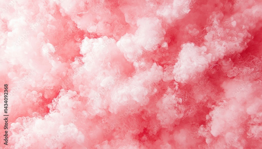 Fototapeta premium Abstract pink and white smoke clouds