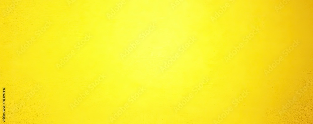 Obraz premium Yellow Painted Wall Texture, Bright, Vibrant, Abstract, Blank, Pattern, Minimal