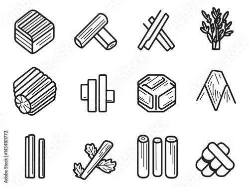 Biofuel Icon line art symbol vector