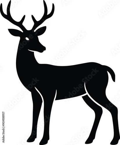 deer silhouette vector