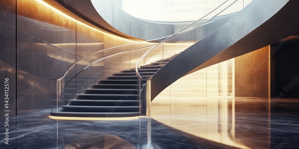 Obraz premium Modern architectural interior design