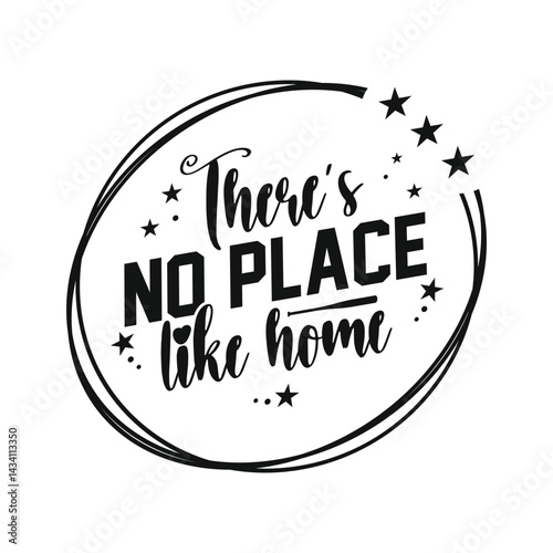 There's no place like home, Baseball T shirt Design
