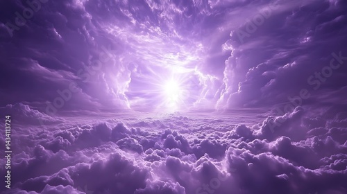 lightning in the sky
