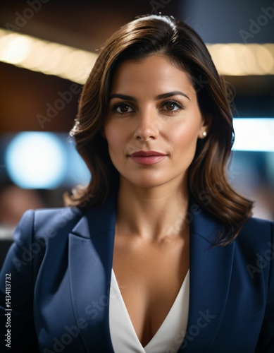 fictitious, fictional views of businesswomen of various nationalities