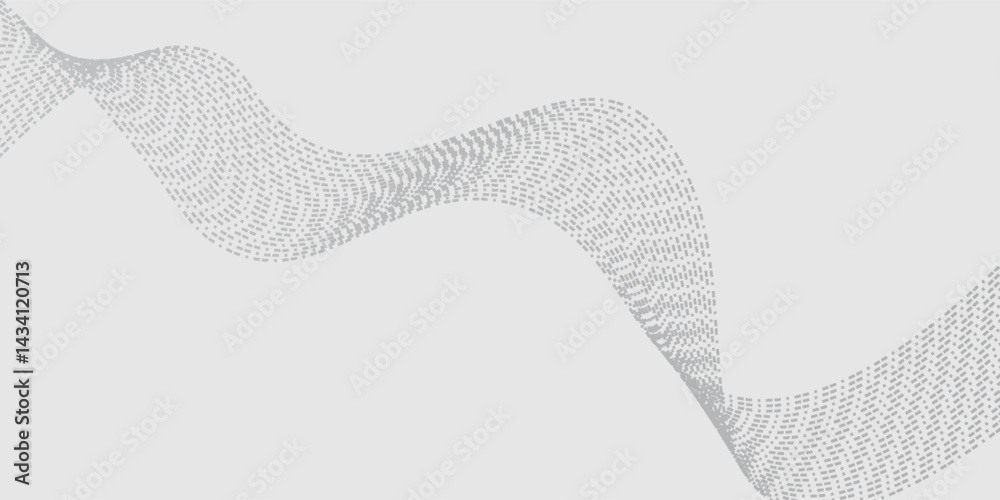 Fototapeta premium Abstract vector background with black wavy lines. EPS10