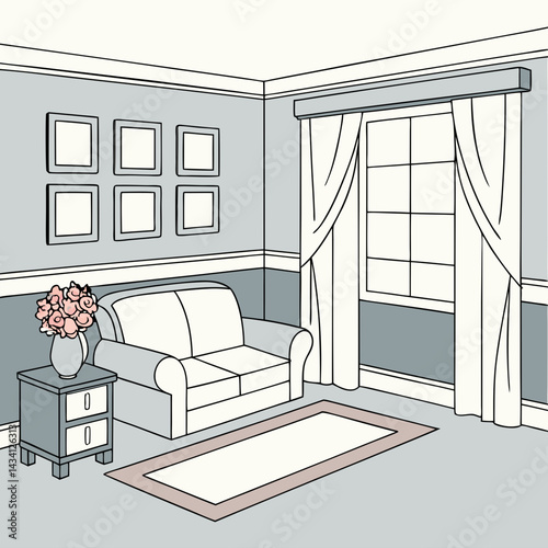 interior of a bedroom