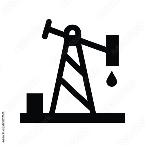 Oil rig icon