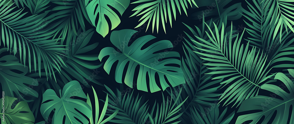 Green seamless pattern with leaf texture. Green seamless pattern with leaf texture.