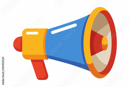 megaphone vector illustration on white background