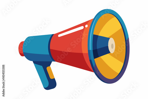 megaphone vector illustration on white background