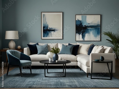 modren living room interior