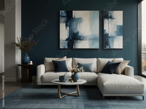 modren living room interior
