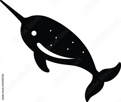 vector illustration of a shark