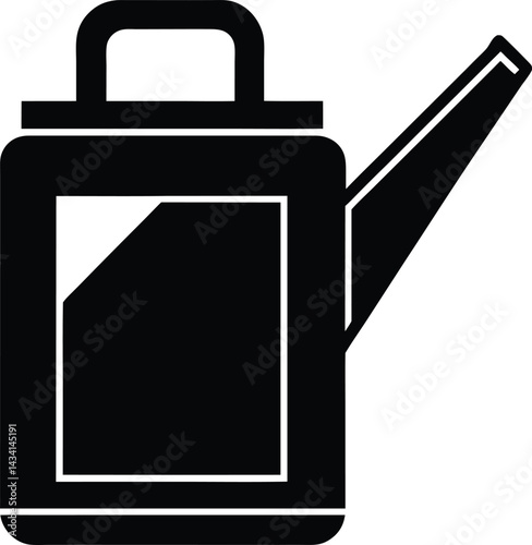 vector illustration of a gas can