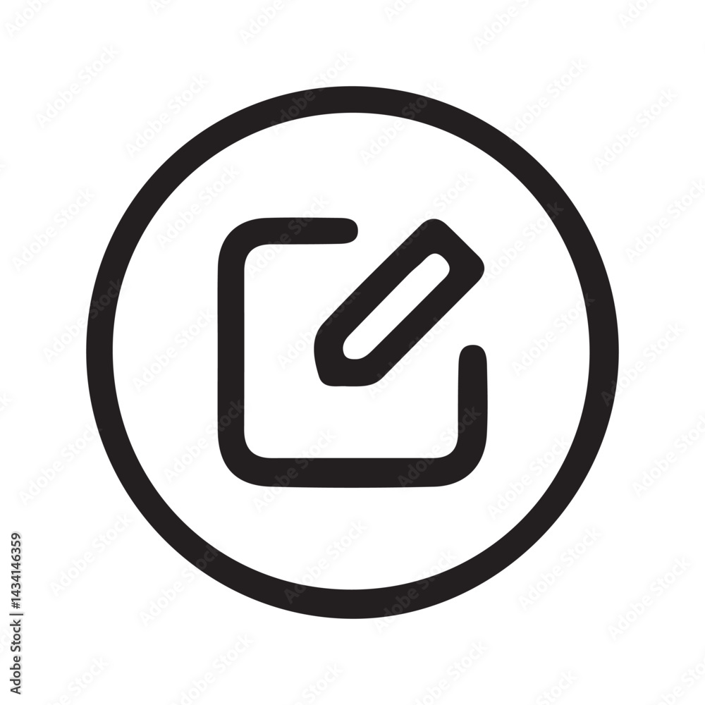 Black Edit icon symbol vector. Edit text icon. Vector Illustration Eps 10
Black Edit icon symbol vector. Edit text icon. Vector Illustration Eps 10