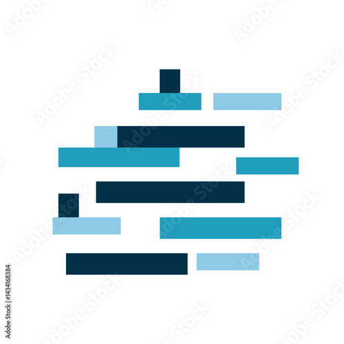 vector illustration of an abstract blue background