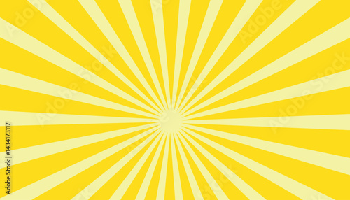 Sunburst Yellow and White Background