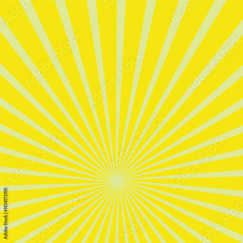 Vintage Comic Background Yellow Dark Color With Soft Light Sun Burst and Dots. Halftone Style. Latar belakang komik seni pop Cocok Untuk Background