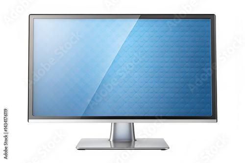 monitor with transparent screen mockup isolated on transparent background PNG