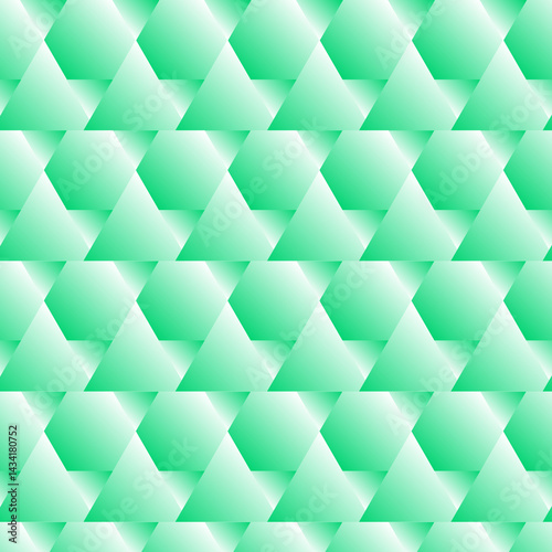 Seamless Abstract Geometric Pattern with Vibrant  Gradient Triangles