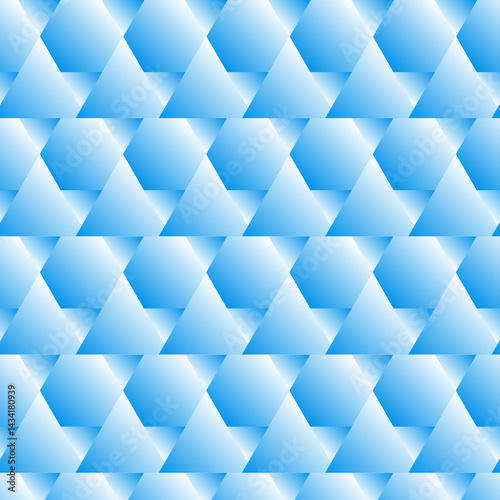 Seamless Abstract Geometric Pattern with Vibrant  Gradient Triangles