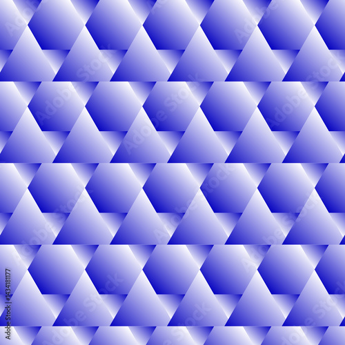 Seamless Abstract Geometric Pattern with Vibrant  Gradient Triangles