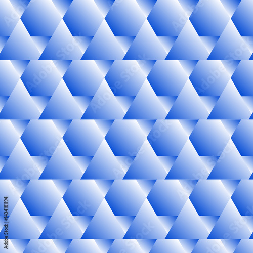 Seamless Abstract Geometric Pattern with Vibrant  Gradient Triangles
