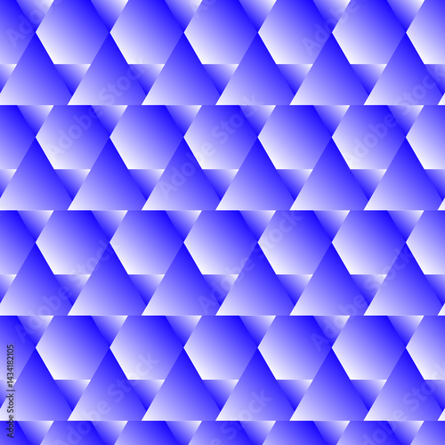 Seamless Abstract Geometric Pattern with Vibrant  Gradient Triangles