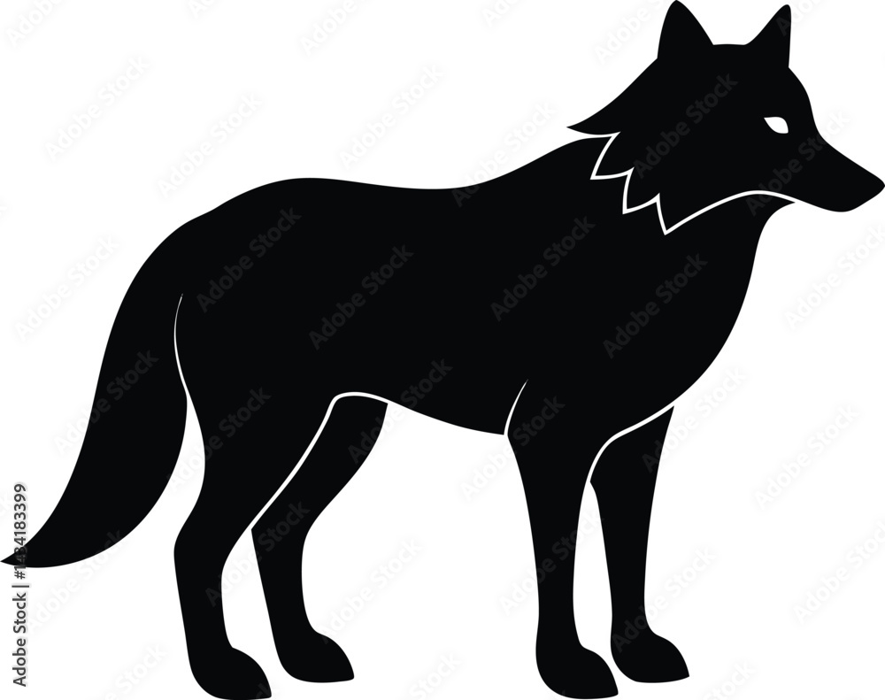 wolf vector illustration wolf vector illustration