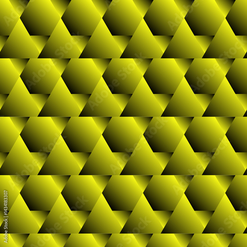 Seamless Abstract Geometric Pattern with Vibrant  Gradient Triangles