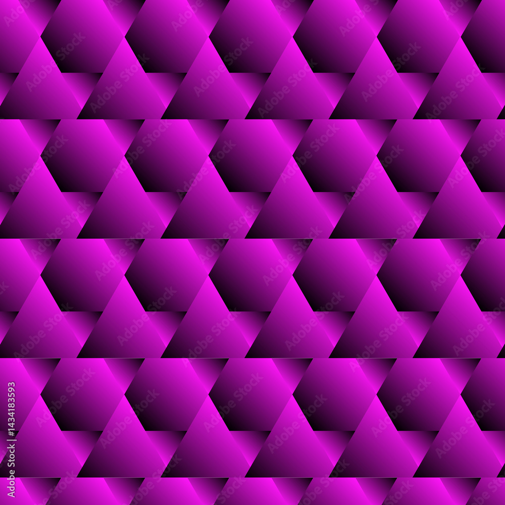 Seamless Abstract Geometric Pattern with Vibrant Gradient Triangles Seamless Abstract Geometric Pattern with Vibrant Gradient Triangles
