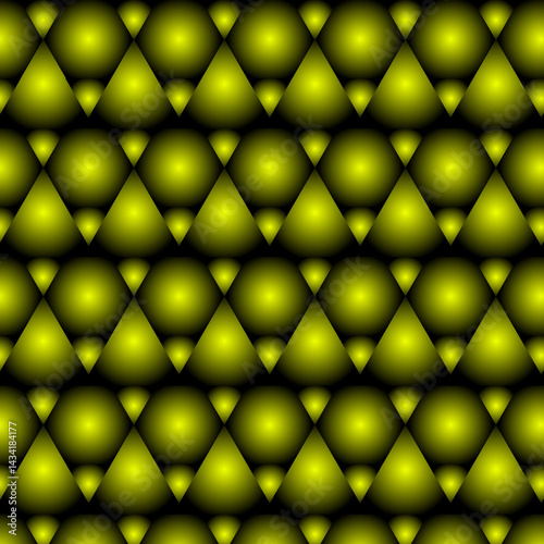 Seamless Abstract Geometric Pattern with Vibrant  Gradient Triangles