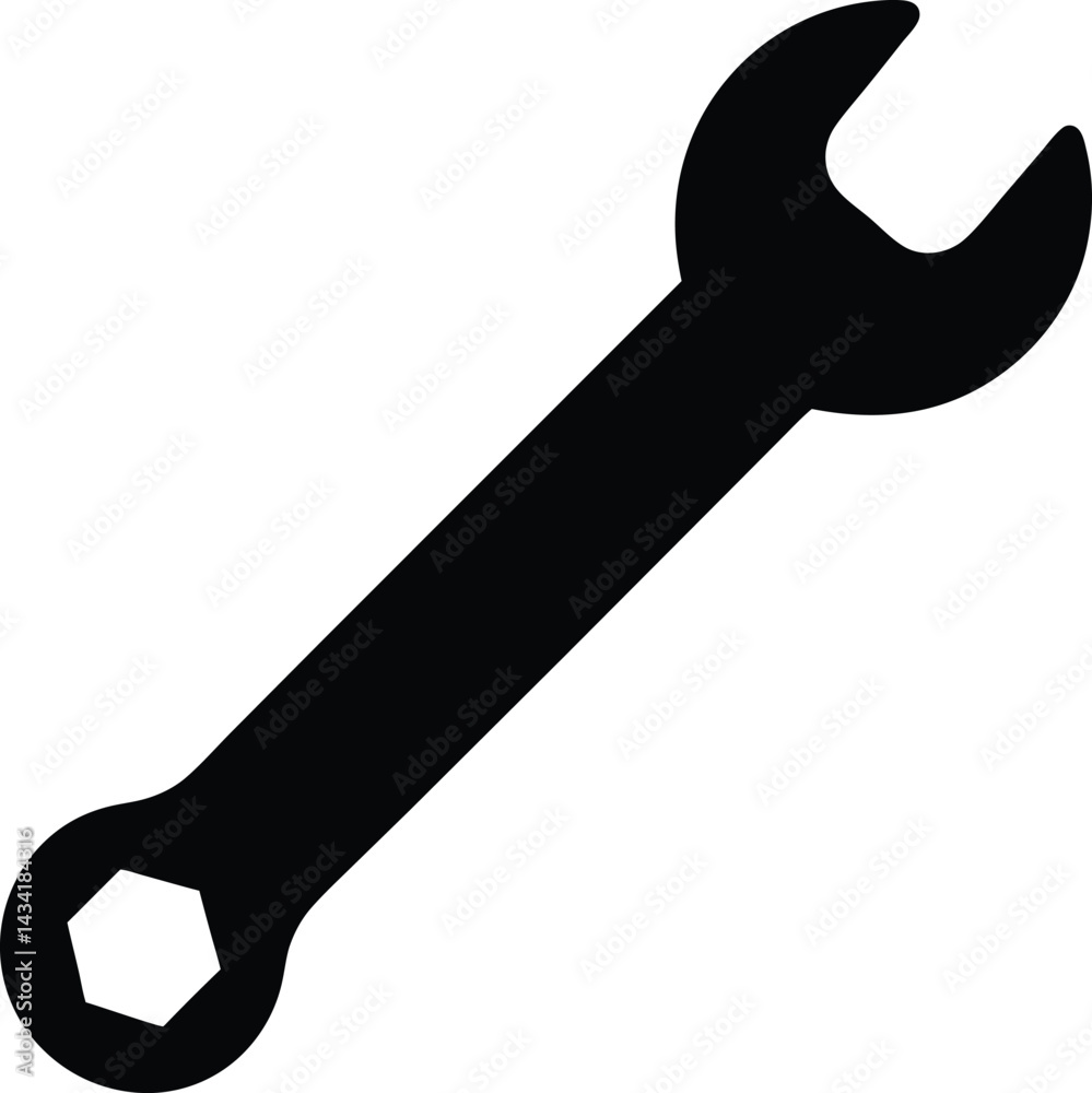 adjustable wrench isolated on white adjustable wrench isolated on white