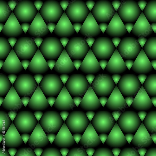 Seamless Abstract Geometric Pattern with Vibrant  Gradient Triangles