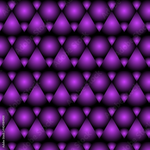 Seamless Abstract Geometric Pattern with Vibrant  Gradient Triangles